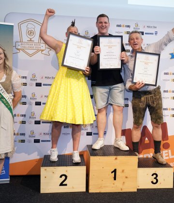Siegerfoto der Wertungsgruppe Europäische Ales (britisch, deutsch), Kategorie Gewerbliche Brauerei